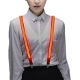 thumbnail image 3 of WE  Suspenders+ Bow Tie, Light Up LED Suspenders Men's Led Light Up Suspenders with LED Light Up Bow Tie, 3 of 6
