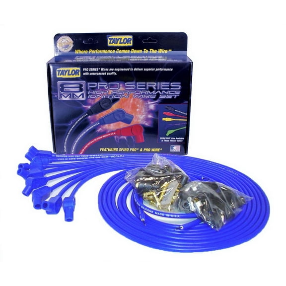 Taylor Wire / Vertex 73653 TAY73653 8MM SPIRO-PRO UNIV 8 CYL 135 BLUE