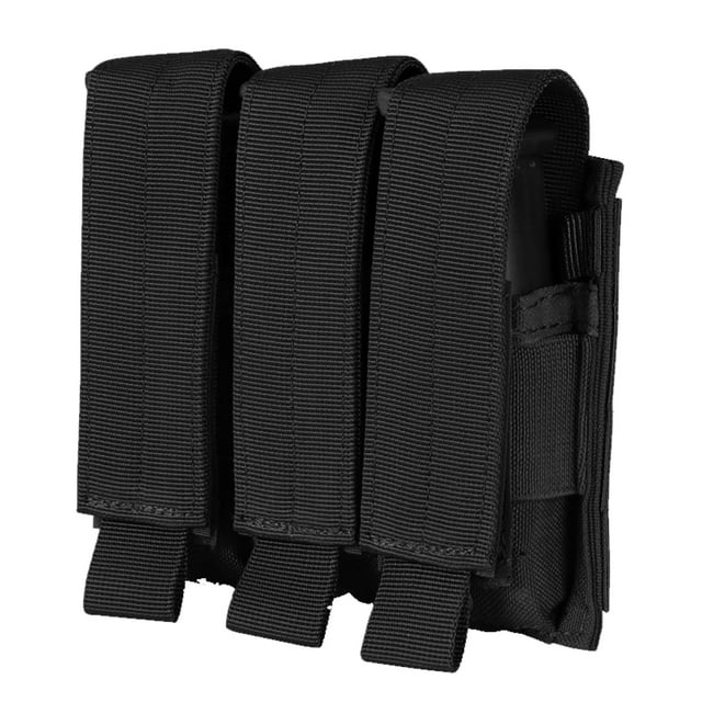 MA58-002 PORTA CARGADOR TRIPLE M4 NEGRO MARCA CONDOR