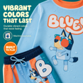 thumbnail image 6 of Bluey Toddler Boys' Long Sleeve Rash Guard and Swim Trunks Set Bingo Sky Blue, 6 of 8