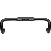Dimension Flat Top Shallow Drop Handlebar 31.8mm Clamp 42cm Black Aluminum Road