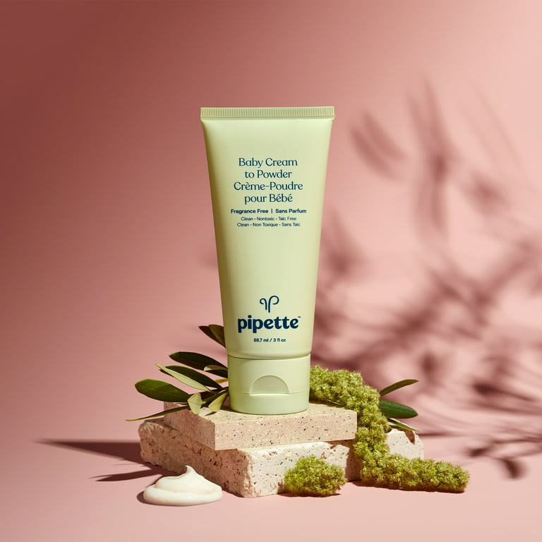 Pipette Talc Free Baby Cream to Powder Baby Powder for Sensitive