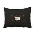 thumbnail image 1 of RYLABLUE Decorative Pillowcases Haunted House Halloween Throw Pillow Covers Cases Cushion Cover Case Sofa 20x30 Inches Two Side, 1 of 1