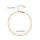 thumbnail image 4 of Sonducket Tobillera Cuentas de metal Oro Plata Pulseras de tobillo Accesorio de moda Tobilleras de mujer Regalos del día de San Valentín Type3 NO3, 4 of 6