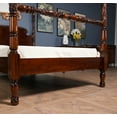 thumbnail image 5 of Niagara Furniture Queen Poster Bed with Hand Carved Pineapple Topped Posts, Mahogany, 5 of 11