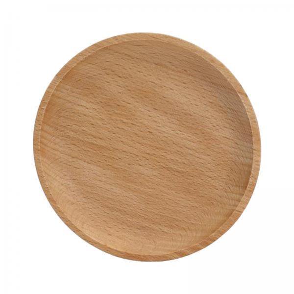 2 platos de madera, bandeja de madera, postre, fruta, pan, platos llanos de 12x12cm , 2 piezas