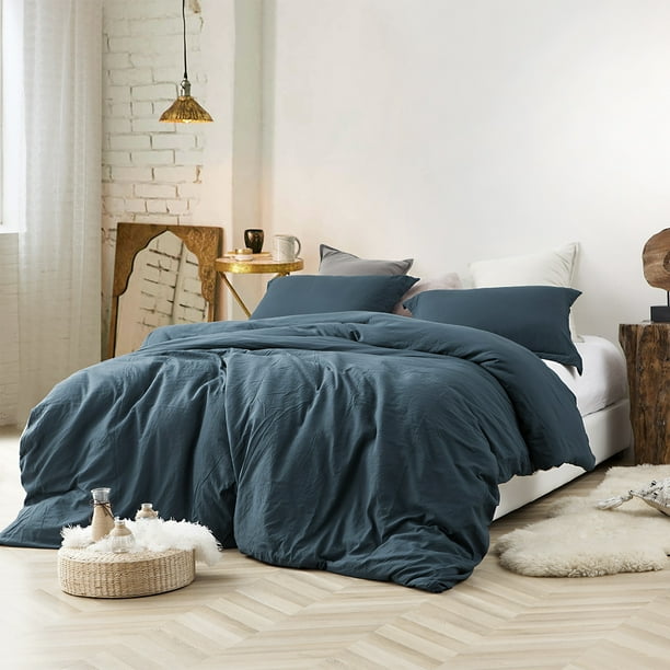 Natural Loft Comforter Nightfall Navy, Navy Twin Bedding