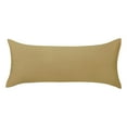 thumbnail image 1 of PiccoCasa 1Pc Pillowcase Zipper Long Staple Cotton, Standard Camel Color, 1 of 10