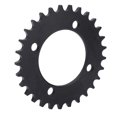 thumbnail image 3 of Engranaje de acero 29T del piñón de cadena trasero Fourhole 420 para piezas de triciclo eléctrico 42029T, 3 of 10