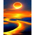 thumbnail image 1 of Kit de pintura por números DIY Sunrise Oil Art Picture Craft Decoración del hogar, 1 of 9