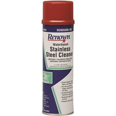 cleaner stainless steel renown based water aerosol oz pack elco