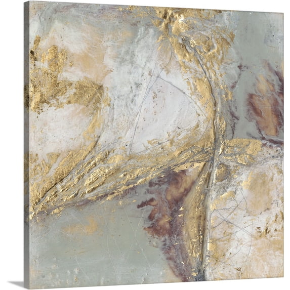 Great BIG Canvas | "Gilded Circuit I" Canvas Wall Art - 20x20