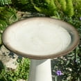 thumbnail image 3 of Ceramic Birdbath - Ivory Elegance, 3 of 4