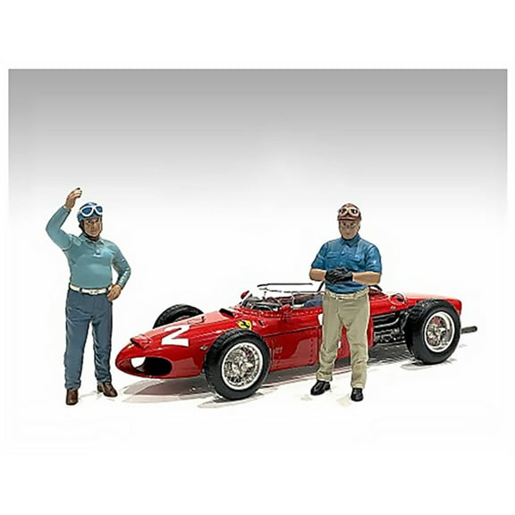 AMERICAN DIORAMA 1/43 - FIGURINES Racing Legends 50 Set of 2 Figures