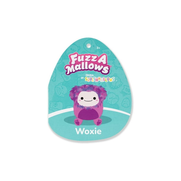 FuzzAMallows Original 16-Inch Plush - Woxie the Magenta Bigfoot