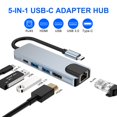 thumbnail image 4 of in 1 USB C Docking Station, Type C to HDMI Adapter, RJ45 Ethernet, 4K HDMI, 100W PD, 2 USB 3.0 Compatible with MacBook Pro/Air and Type C Devices, 4 of 5