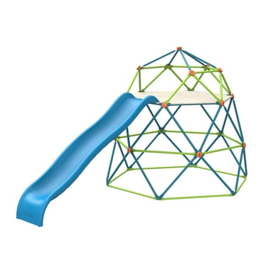 Lifetime Kid's Climbing Tower with Slide, Lime Green and Blue (91155)