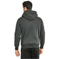 thumbnail image 2 of Men's Heavyweight Fleece Active Casual Cotton Long Sleeve Pullover Hooded Sweatshirt, Charcoal Grey L, 1 Pack, 2 of 4