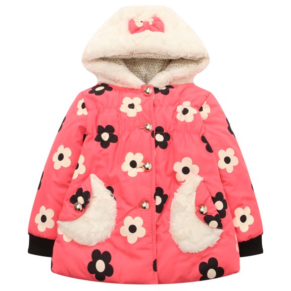 Richie House Girls' Padding Jacket with Hood RH1406