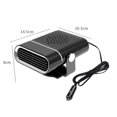 thumbnail image 4 of DEBGFS 2022 Portable Car Heater  Fast Heating Quickly Defrost Defogger Demister Heat Cooling Fan   12V Auto Dryer Windshield Defroster Car Heater Plug into Cigarette Lighter (white),white,12v, 4 of 14