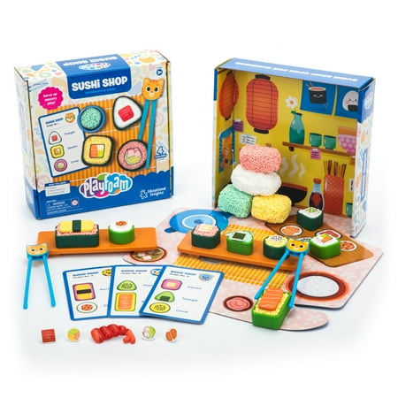 Educational Insights Playfoam Sushi Shop, Sensory Toys, Shape Sorters for Toddlers, Ages 3+