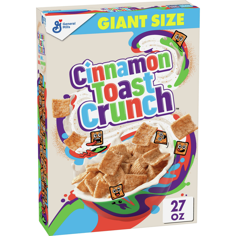 Cinnamon Toast Crunch, Cereal with Whole Grain, 27 oz