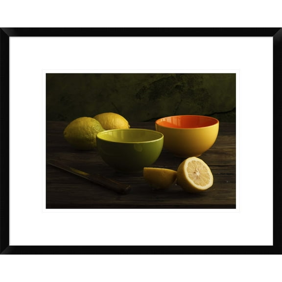 Global Gallery Luiz Laercio 'Lemons' Framed Wall Art