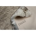 thumbnail image 4 of eCarpetGallery Sheepskin Rug for Bedroom, Fluffy Rug for Living Room, Supersoft, Bedside, Floor Mat, Sofa Seat Cover, 3' x 4', Brown Tip, 4 of 4