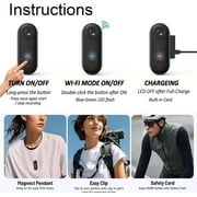 Treklon POV Camera, Treklon Body Camera, HD 1080p/4k Pocket Action Cam,with Ip68 Waterproof Wearable Action Cameras, 170° Wide Angle, for Travel, Pet Walking & Outdoor Sports