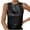Black, variant on Womens Camisole Tank Tops Crew Neck Strap Blouses Cross Back Sleeveless Cami Shirt Black S