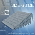 thumbnail image 4 of Boyd Sleep Inflatable Wedge Pillow with Pump and Auto Seal Valve, Gray, 4 of 11