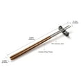 thumbnail image 4 of Wenge Wood Chopsticks â Handcrafted Unlacquered Natural Finish with Comfortable Tip (Set of 5 Pairs), 4 of 8