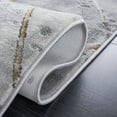 thumbnail image 5 of SAFAVIEH Craft Diego Abstract Area Rug, Grey/Gold, 6'7" x 6'7" Round, 5 of 8