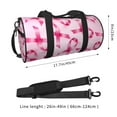 thumbnail image 4 of Bingfone Breast Cancer Ribbons Awareness Print Gym Duffle Backpack for Men Women,Travel Weekender Carry-On Bags with Detachable Back Pack Straps for Traveling Overnight Climb Sports, 4 of 8