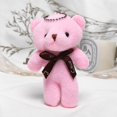 thumbnail image 1 of Llavero con colgante de bolsa de dibujos animados de oso de peluche directo, oso siamés, oso de peluche, 1 of 6