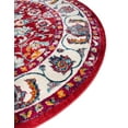 thumbnail image 6 of Unique Loom Aurelia Collection Area Rug - Hadrian (7' 10" x 10' Oval Magenta/Blue), 6 of 7