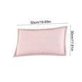thumbnail image 3 of Steadline Set of 2 Washed Cotton Pillowcases with Envelope Closure - Soft Breathable Standard Size Bedding Covers for Home Decor, 3 of 6