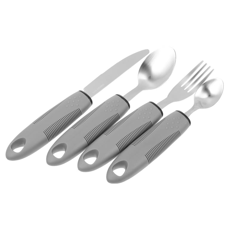 PRETYZOOM 3pcs Bendable Cutlery Forks Tools Silverware Hamster Cages Aid  Utensils Disabled Cutlery Gadgets for Disabled People Spoon and Fork  Adaptive