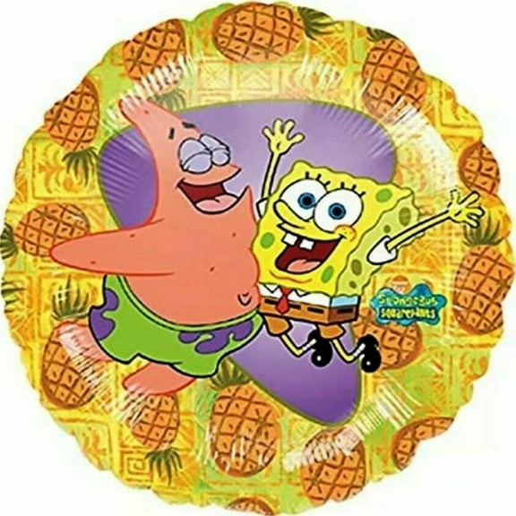 Anagram Spongebob & Patrick Foil Balloon, 18'', Cartoon Theme