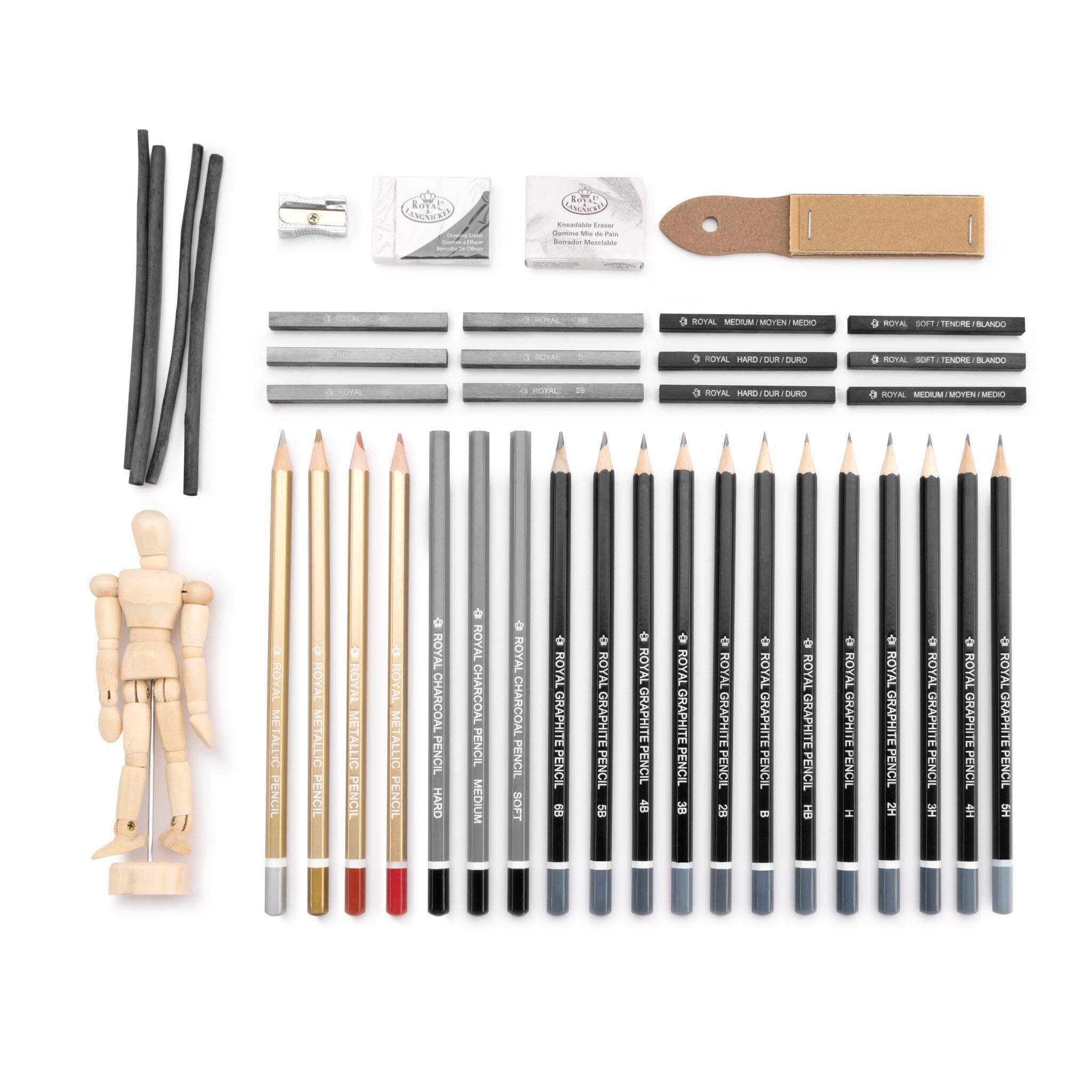 Royal & Langnickel Essentials™ 41pc Sketching Travel Art Set