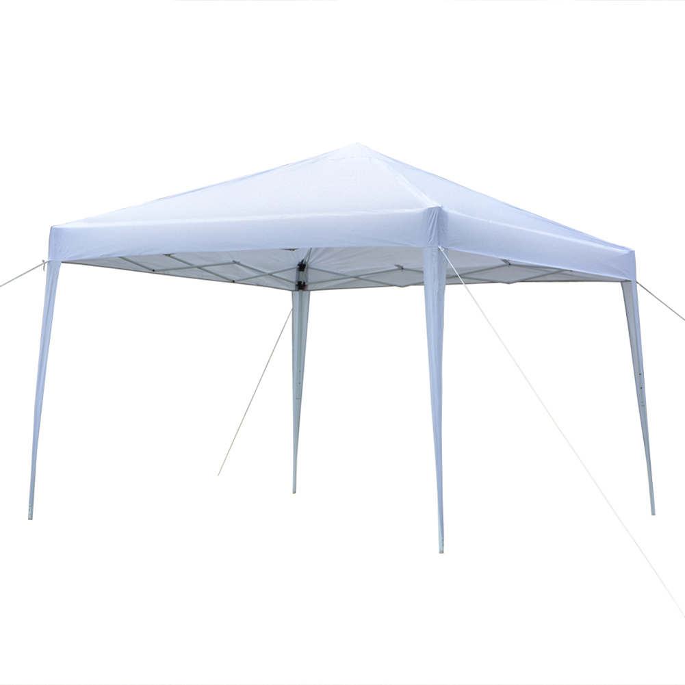 Aimee Lii 116"x116" Canopy Tent Awnings for Decks, Backyard Canopy Gazebo, Outdoor Patio Awnings for Party Camping BBQ Events, Easy Set Up, Waterproof