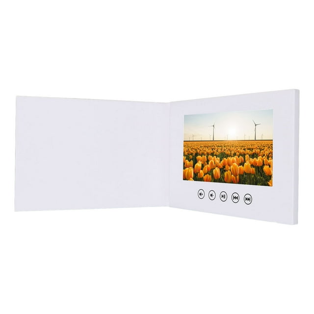 Video Greeting Card, 128M Memory Widely Electronic Greeting Card for Anniversary