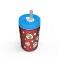 thumbnail image 6 of Zak Designs 12oz Kids Straw Tumbler, Stainless Steel Vacuum Insulated Kincaid Tumbler with Silicone Straw Utilizing Leak-Proof Valve, Travel Straw Tumbler, Paw Patrol, 6 of 8