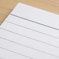 thumbnail image 3 of Reskid 100 Pack Thick Heavyweight Vertical Index Cards on 110lb Card Stock - 300gsm - College Ruled Lined Note Cards - for Note-Taking, Studying, Flashcards (5x7, Inches), 3 of 5