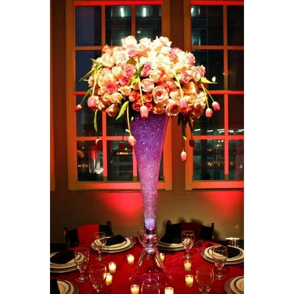 Groovy Grape Purple Water Beads - Vase Fillers for Use with LED wedding party Water Submersible Lights , Tea Lights & Floating Candles