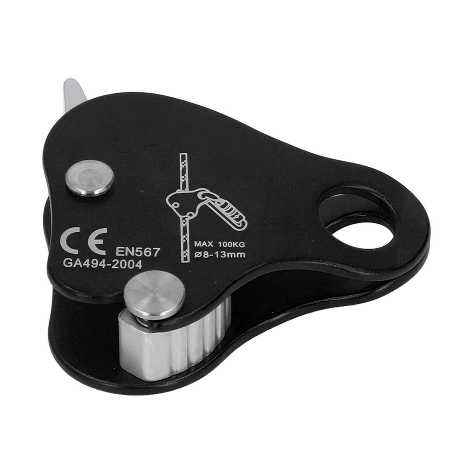 RiToEasysports Ascendeur Autobloquant Corde 8-13 Mm – Alliage Aluminium 7075, Certifié CE EN567