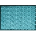 thumbnail image 1 of Ahgly Company Indoor Rectangle Abstract Light Blue Contemporary Area Rugs, 2' x 5', 1 of 4