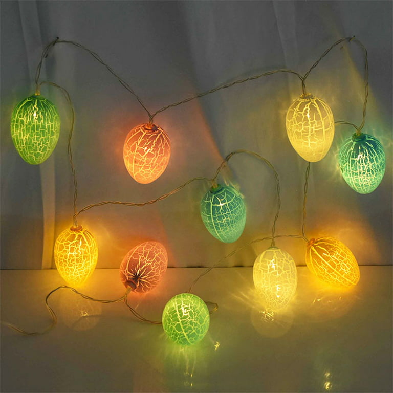 14 Easter Egg / Baby Shower Vibrant Lantern String Light Combo Kit (21 ft)