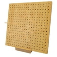 thumbnail image 3 of Tablero de bloqueo de ganchillo con 6 pines Diámetro del agujero de 3mm Tetragonum Bloqueo de ganchillo de madera para madres principiantes L, 3 of 8