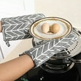 thumbnail image 5 of Clearance Items,npkgvia Oven Mitts,Oven Gloves,Set Of 6 Oven And Pot Holders Kitchen Microwave Heat Oven Mittens And Oven Hot Pad For Cooking,Bakeware,Gray, 5 of 9